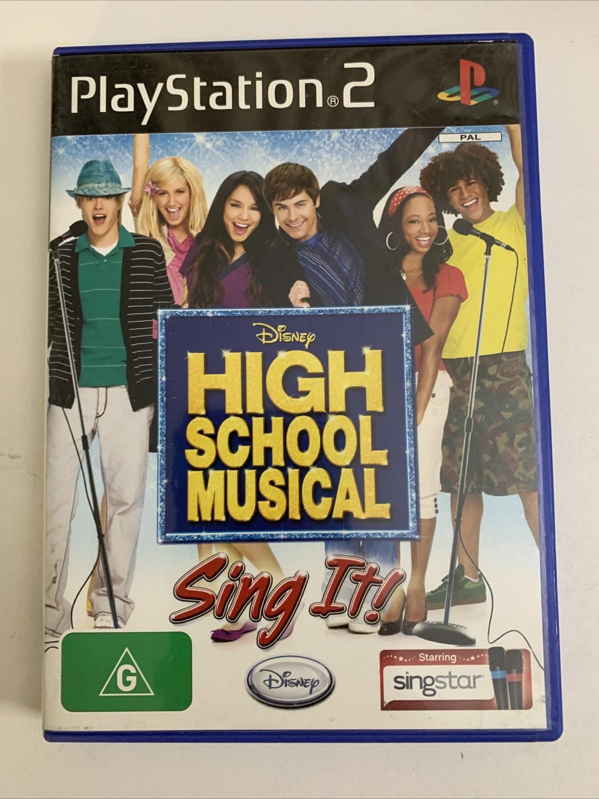 High School Musical: Sing It PS2 PlayStation 2 2007 PAL Game Complete