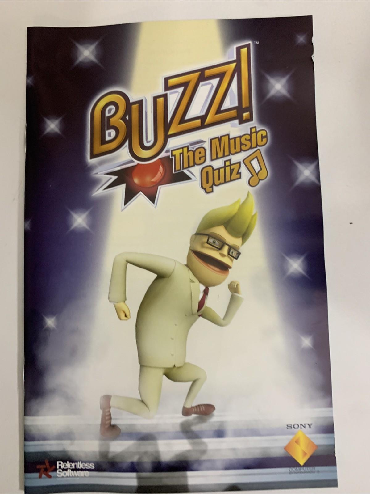 Buzz The Music Quiz PS2 PlayStation 2 PAL Game