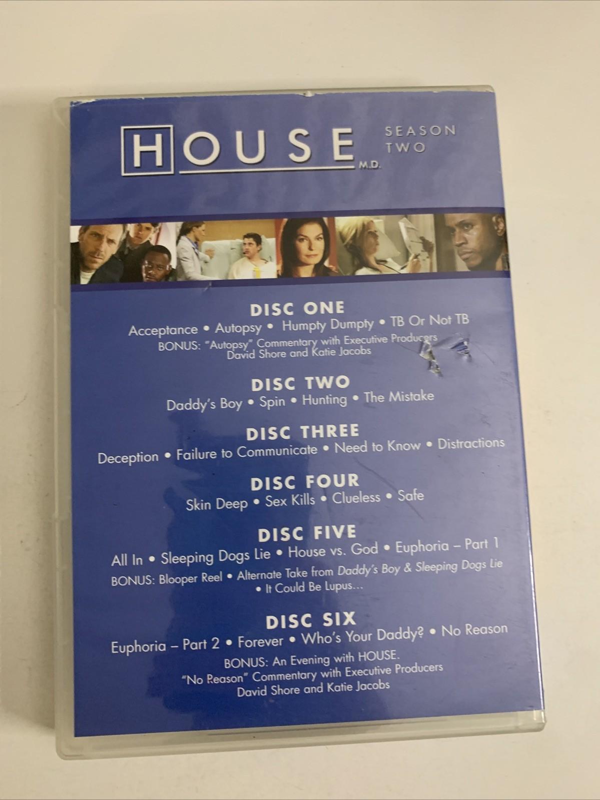 House : Season 2 (DVD, 2006) Hugh Laurie Region 4