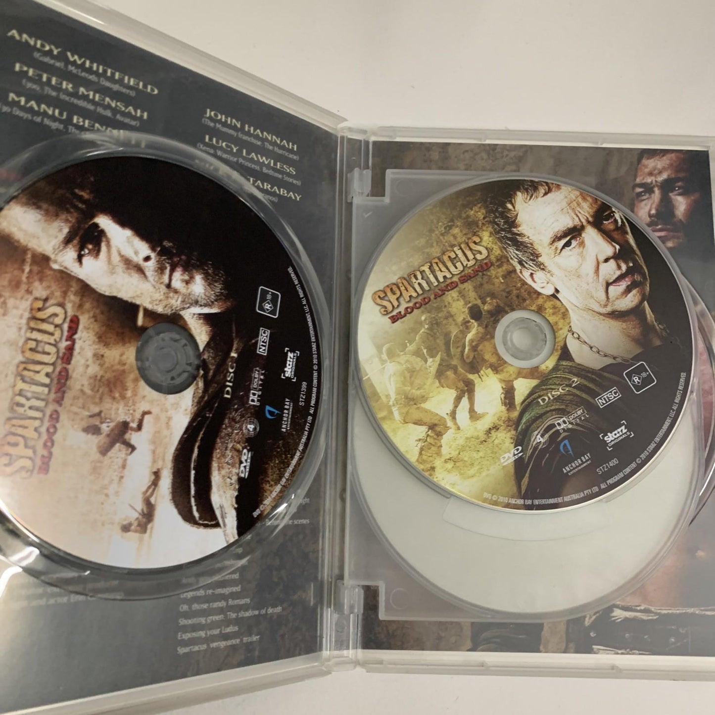 Spartacus Blood and Sand : Season 1 Uncut (DVD, 2009) Region 4