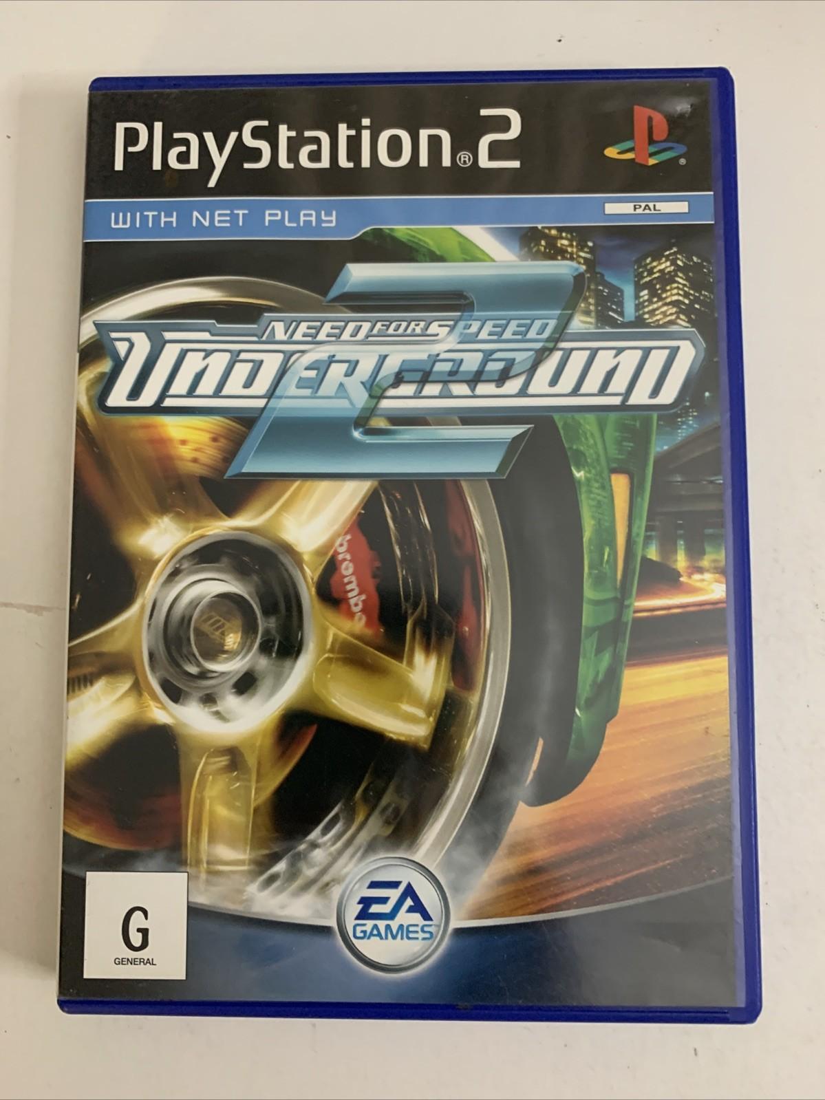Need for Speed Underground 2 PS2 Sony PlayStation 2 PAL 2004 Game Complete