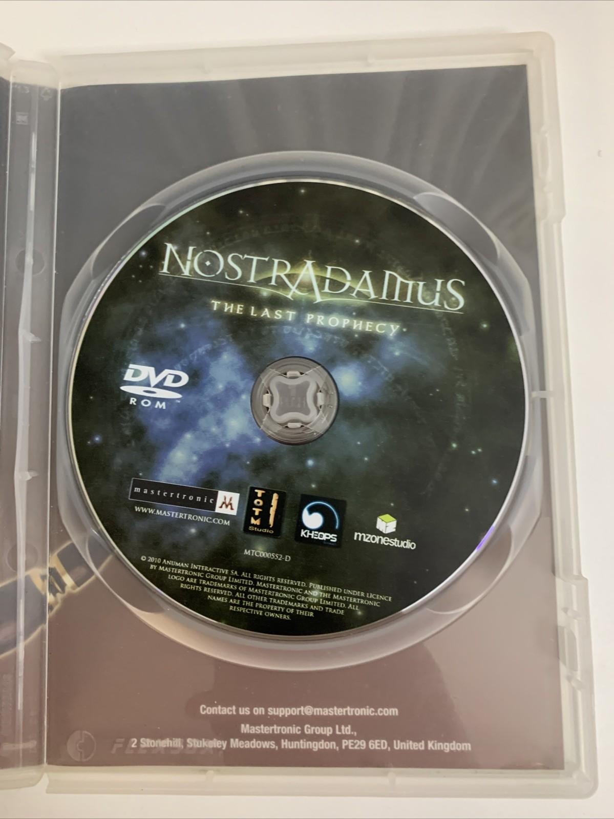 Nostradamus: The Last Prophecy PC DVD Windows Adventure Game