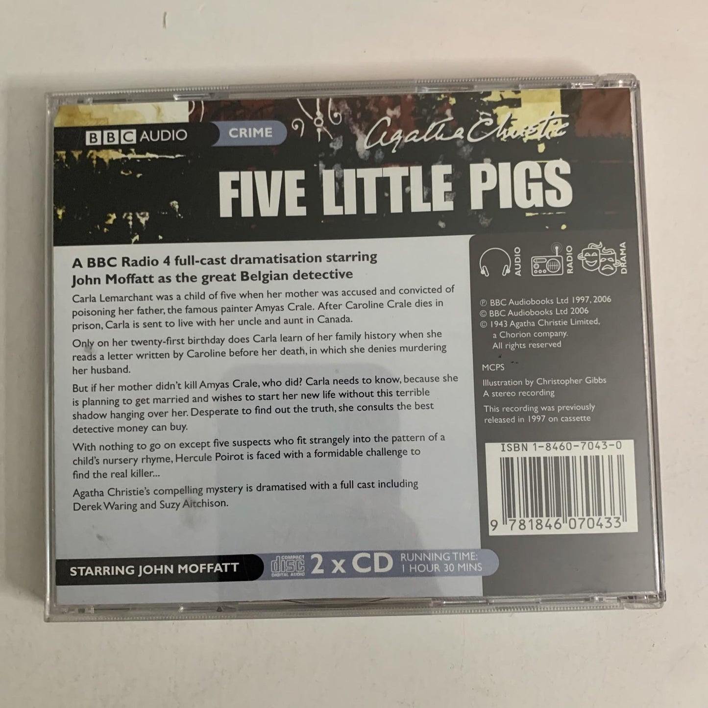 Five Little Pigs by Agatha Christie (CD Audio, 2006) BBC Radio Drama