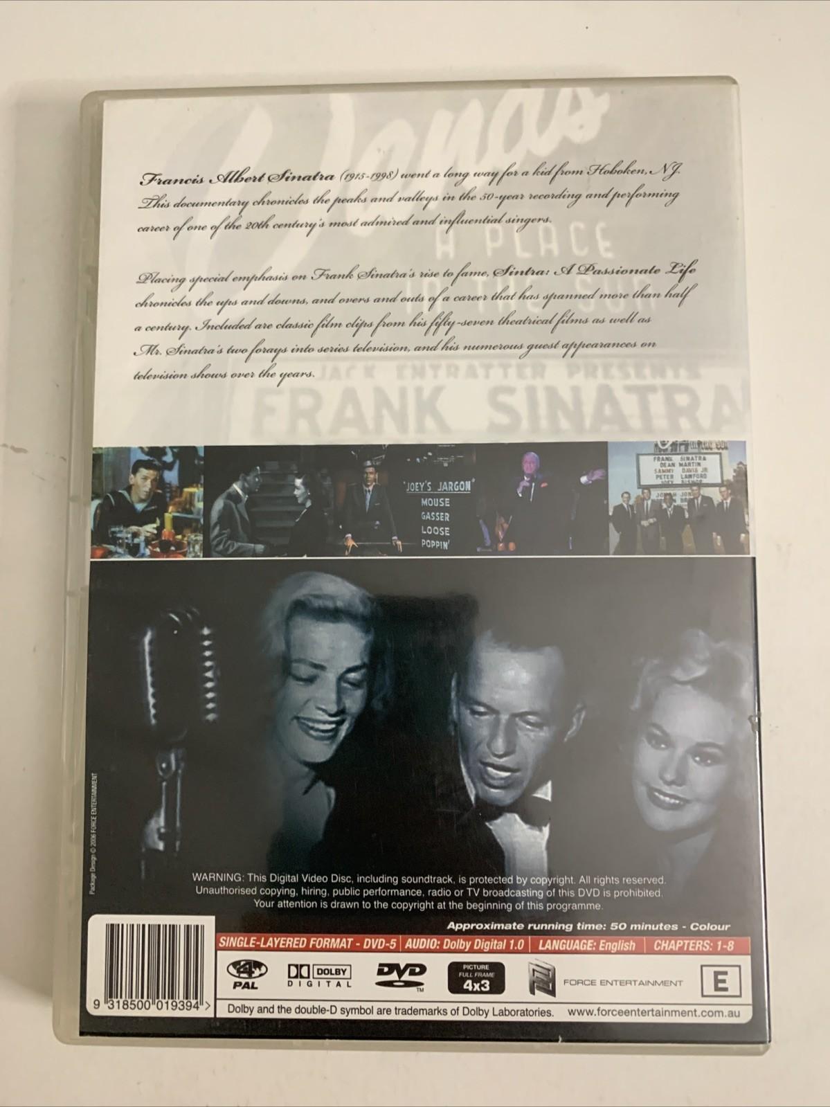 Sinatra: A Passionate Life (DVD, 2002) Documentary Region 4