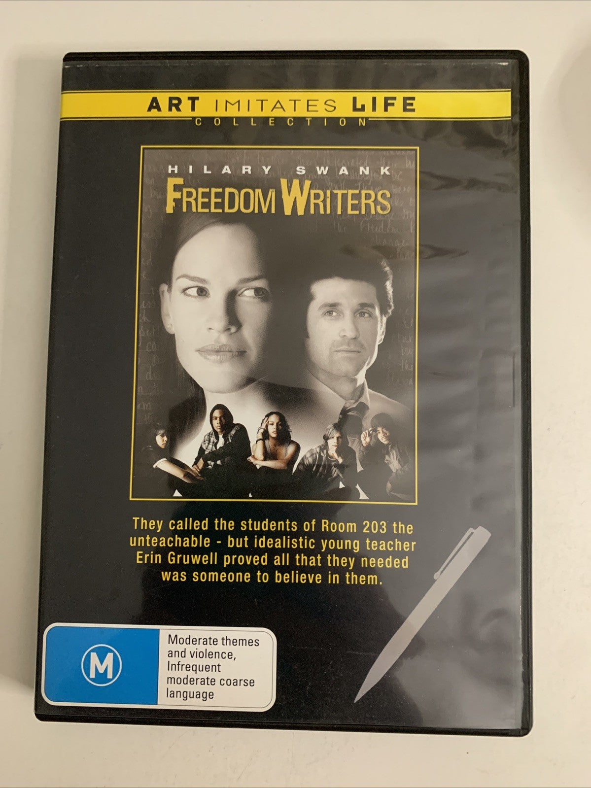 Freedom Writers  (DVD, 2007) Hilary Swank, Patrick Dempsey Region 4