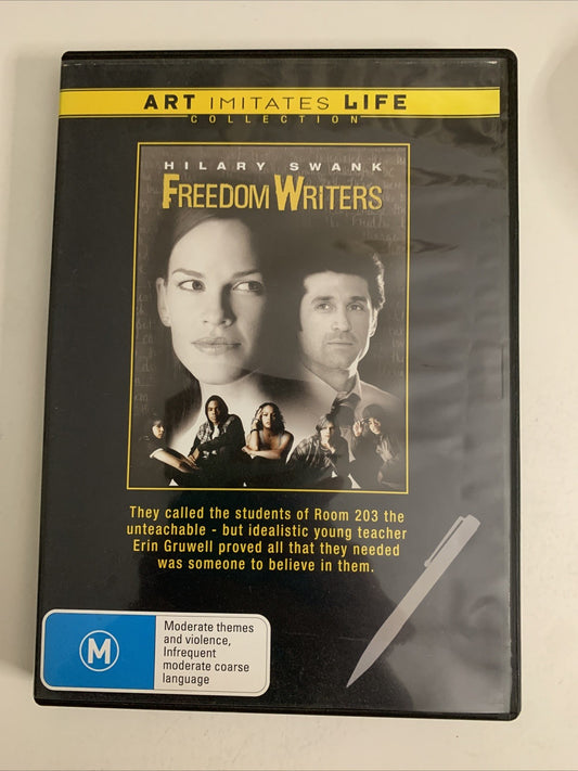 Freedom Writers  (DVD, 2007) Hilary Swank, Patrick Dempsey Region 4