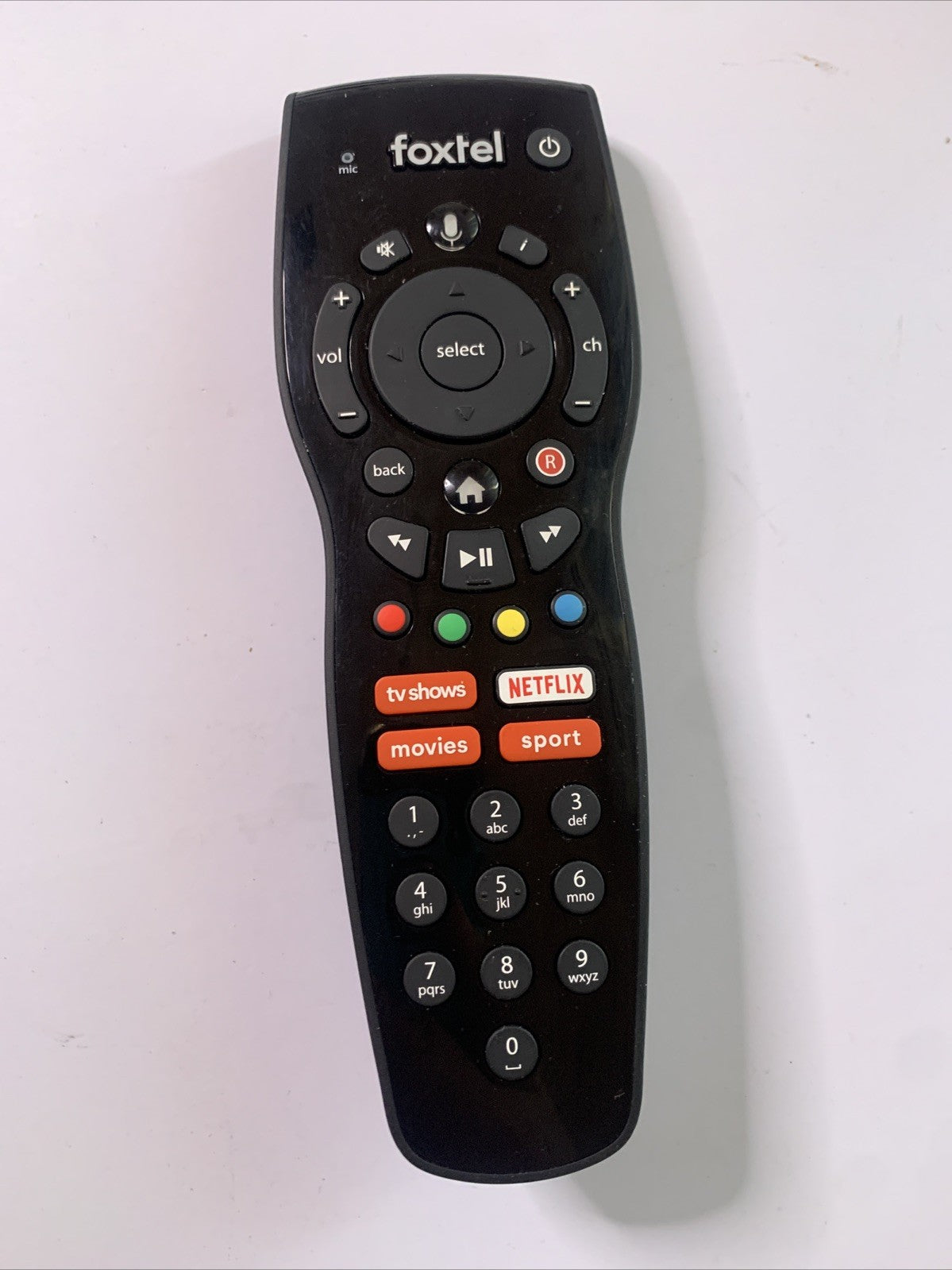 Genuine Foxtel Remote Voice Control iQ2 iQ3 iQ4 iQ5 R321654A00-00003 ...