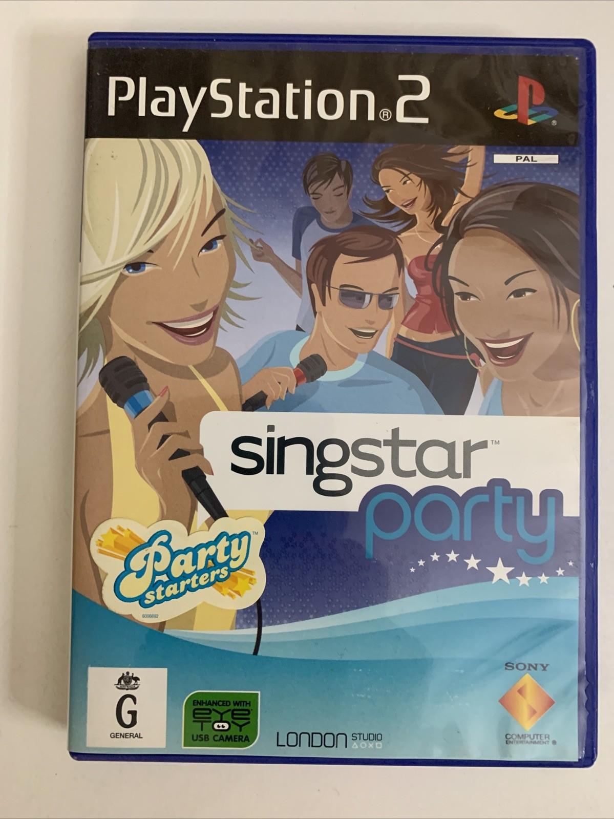SingStar Party PS2 Sony PlayStation 2 PAL Karaoke Game Complete
