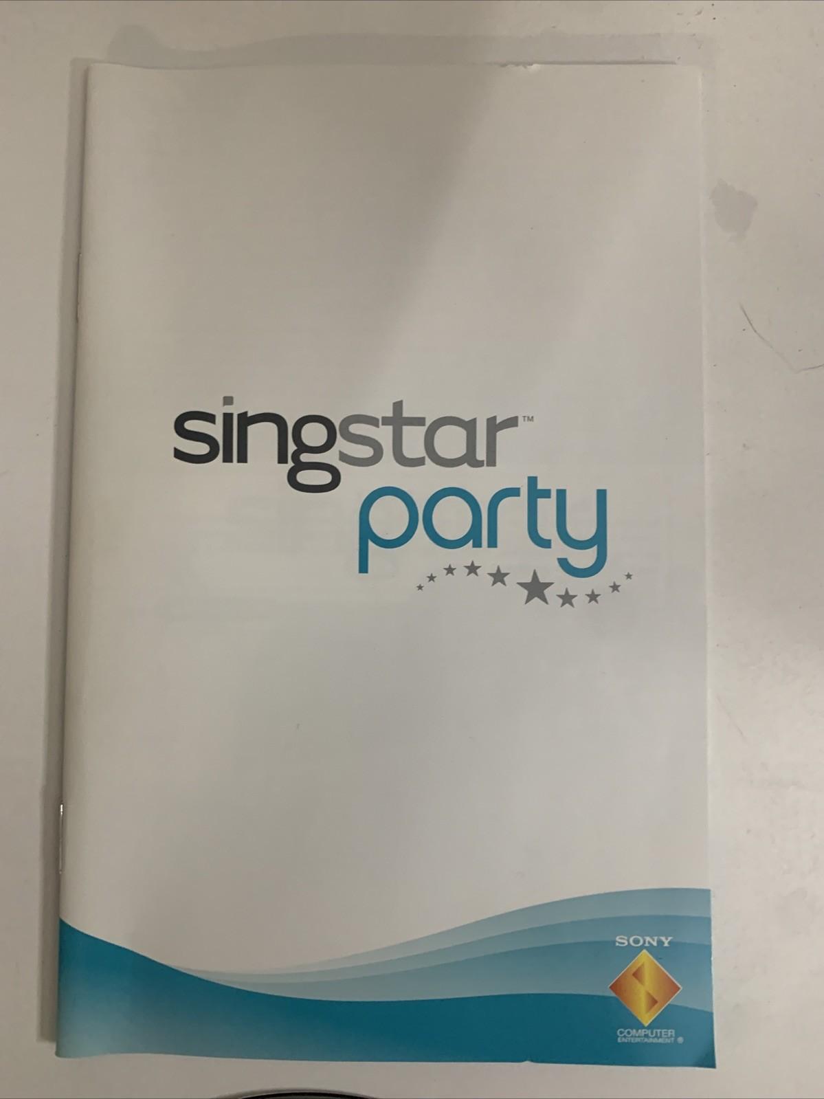SingStar Party PS2 Sony PlayStation 2 PAL Karaoke Game Complete