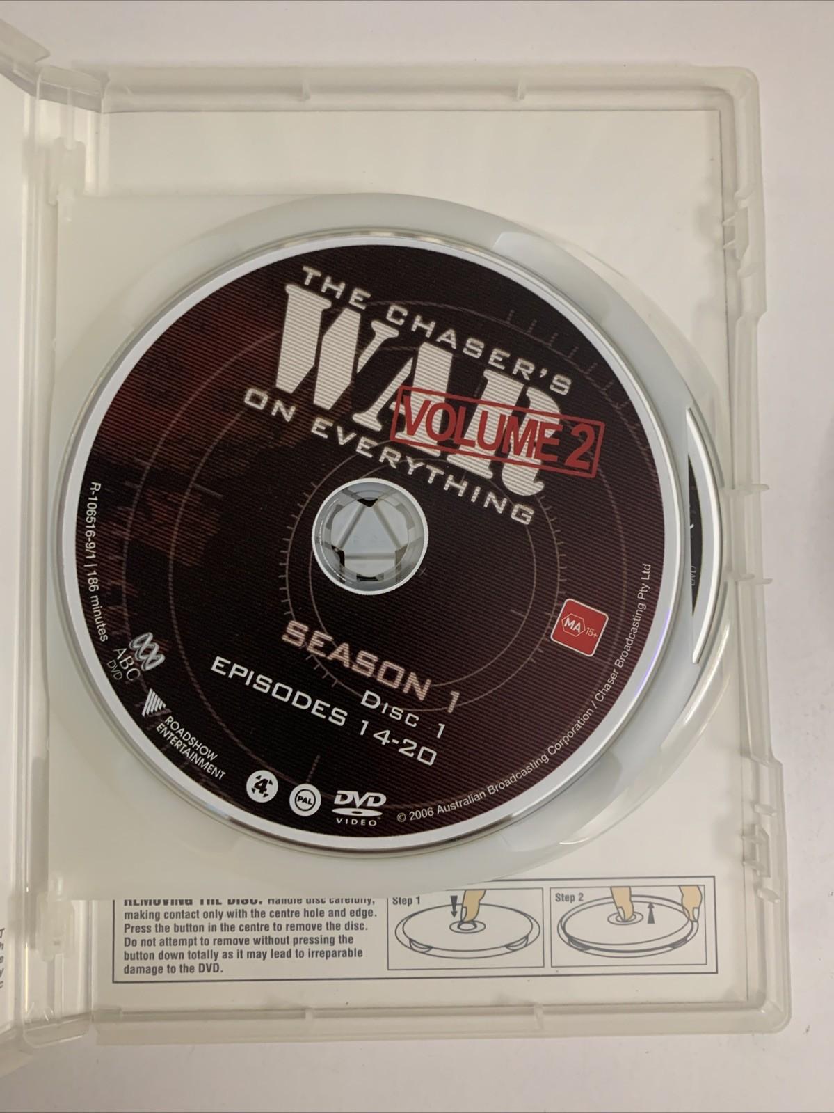The Chaser's War On Everything : Season 1 : Vol 2 (DVD, 2006) Region 4