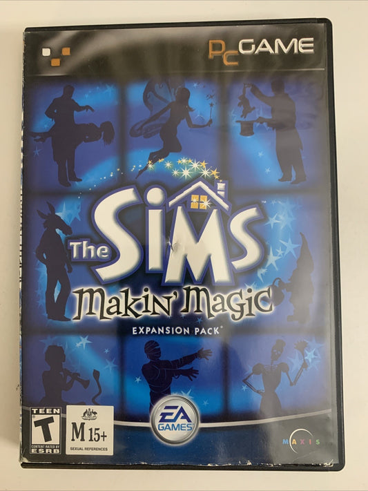 The Sims Makin' Magic Expansion Pack PC CD ROM Windows Game