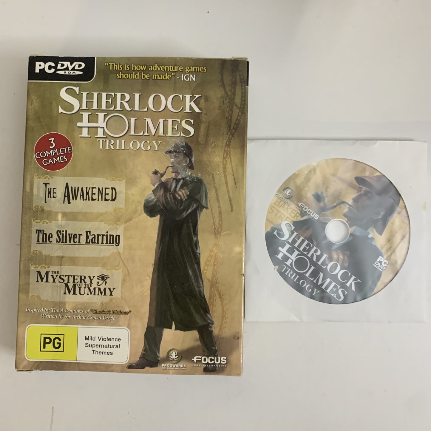 Sherlock Holmes Trilogy PC DVD Windows Game
