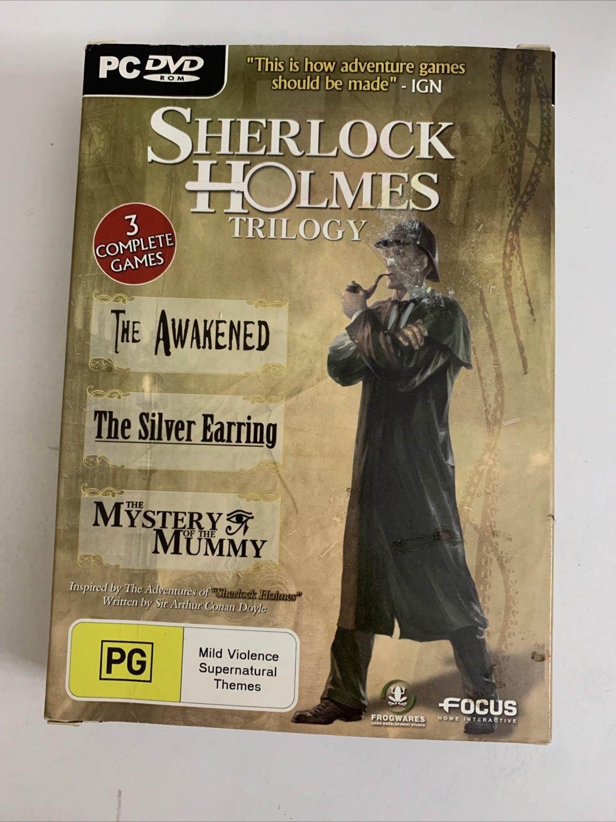 Sherlock Holmes Trilogy PC DVD Windows Game