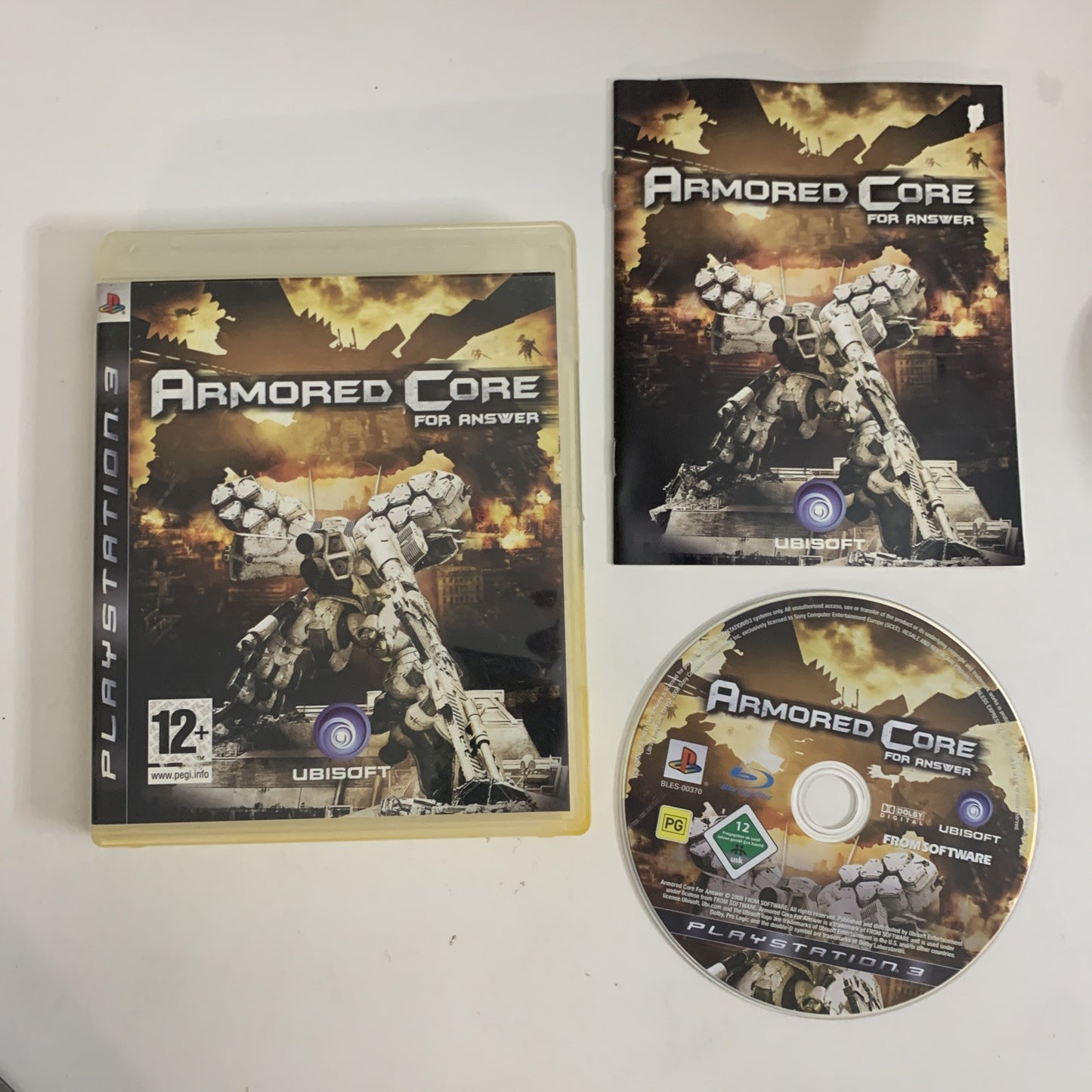 Armored Core: For Answer PS3 Sony Playstation 3 Game Complete