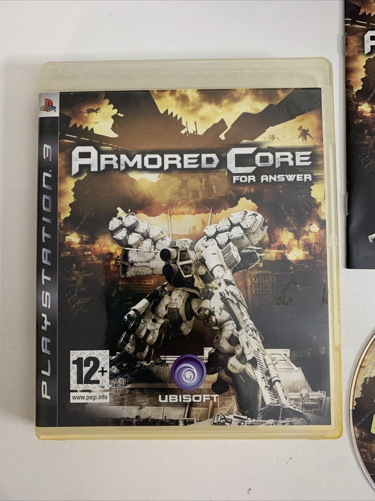 Armored Core: For Answer PS3 Sony Playstation 3 Game Complete