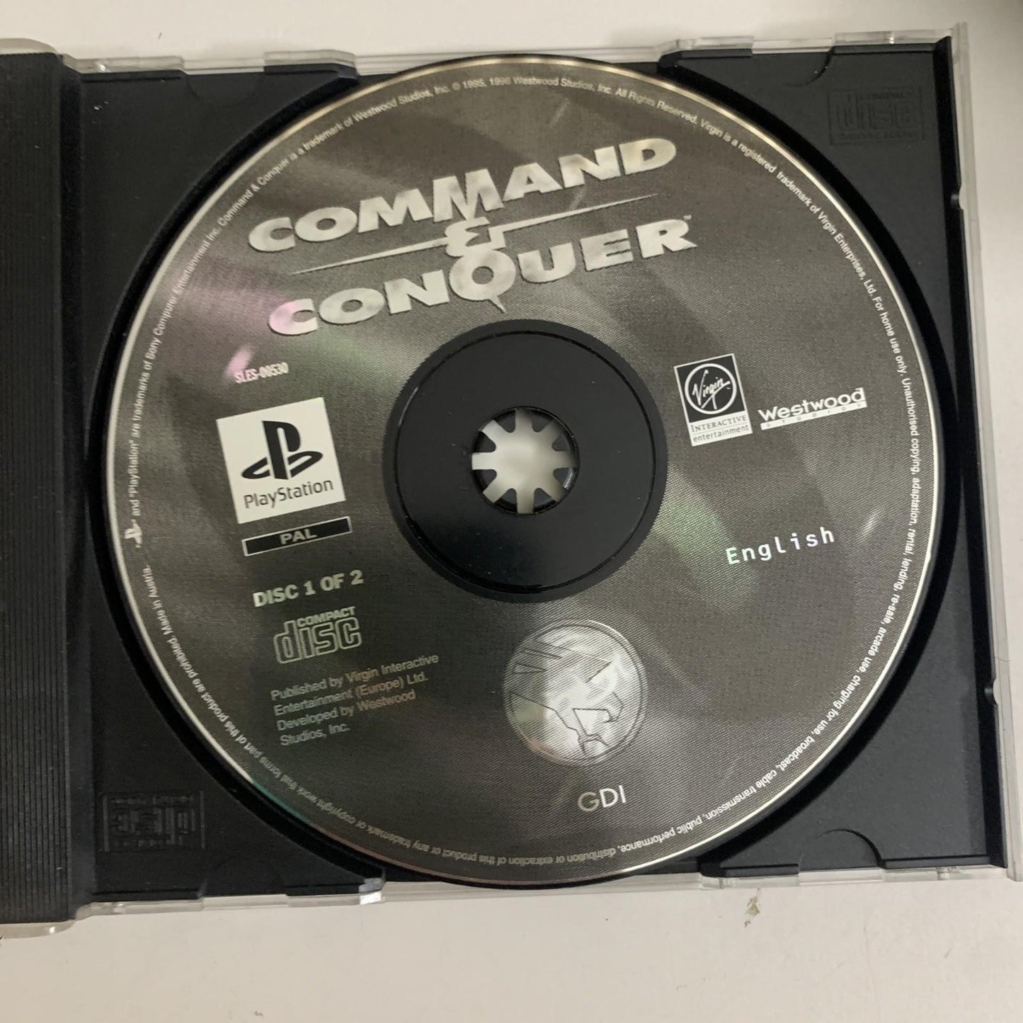 Command & Conquer Red Alert PS1 Playstation 1 PAL Game