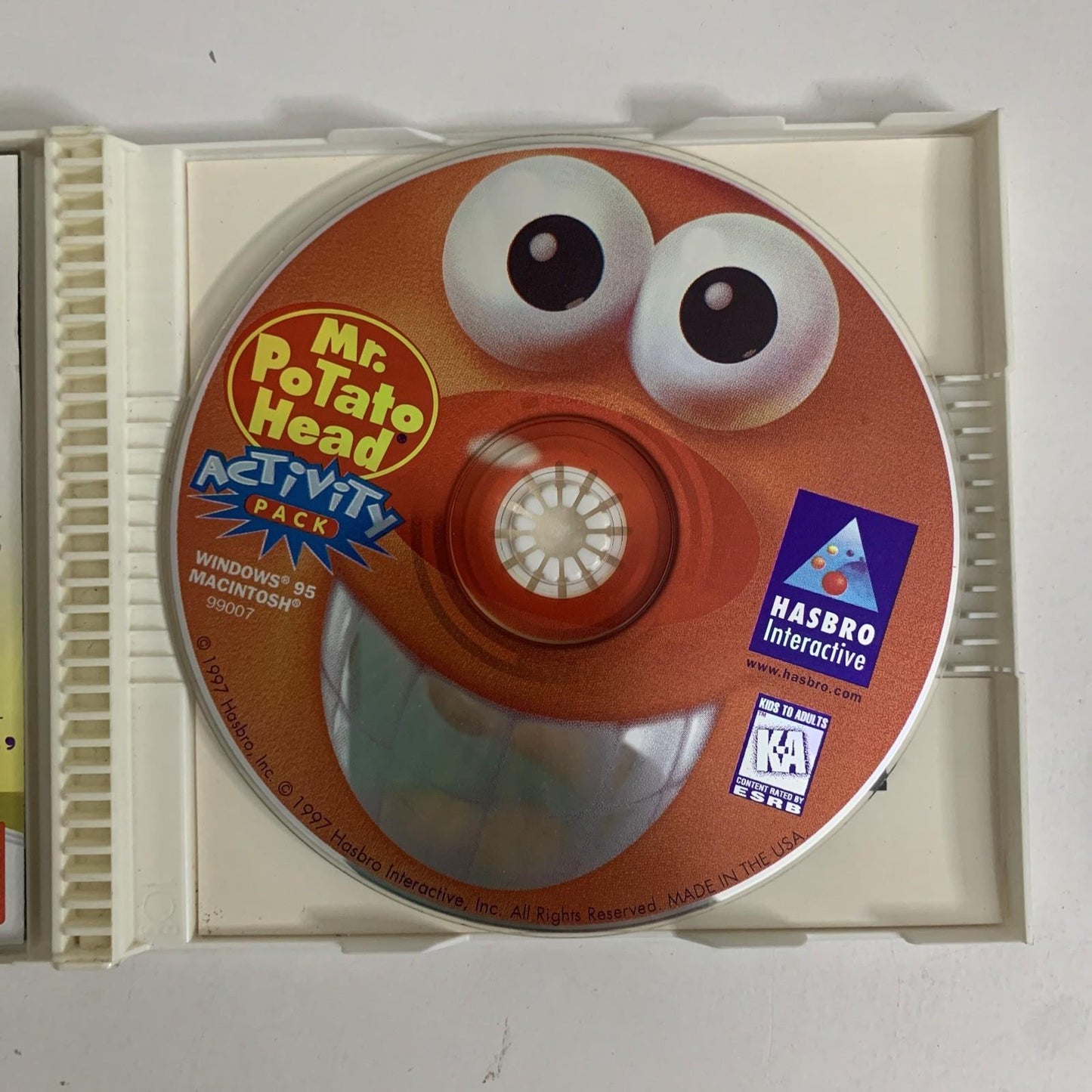Mr Potato Head Activity Pack PC CD-ROM Windows Mac 1997 Hasbro