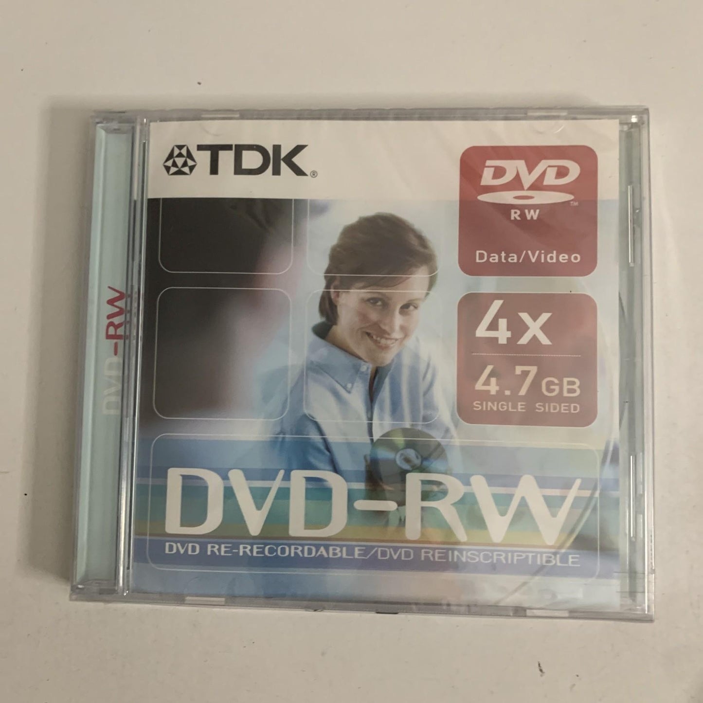 2x TDK DVD-RW 4.7GB Blank Media NEW Sealed