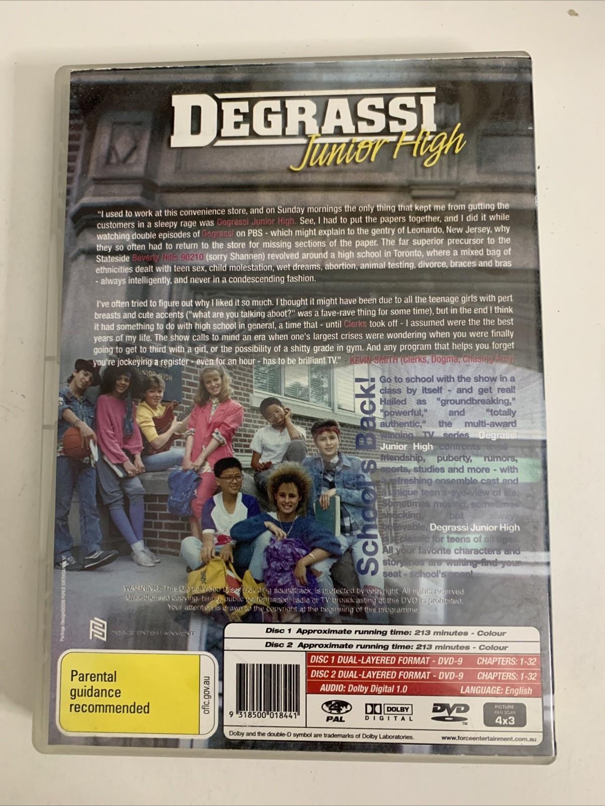 Degrassi Junior High : Season 3 (DVD, 1989) Region 4