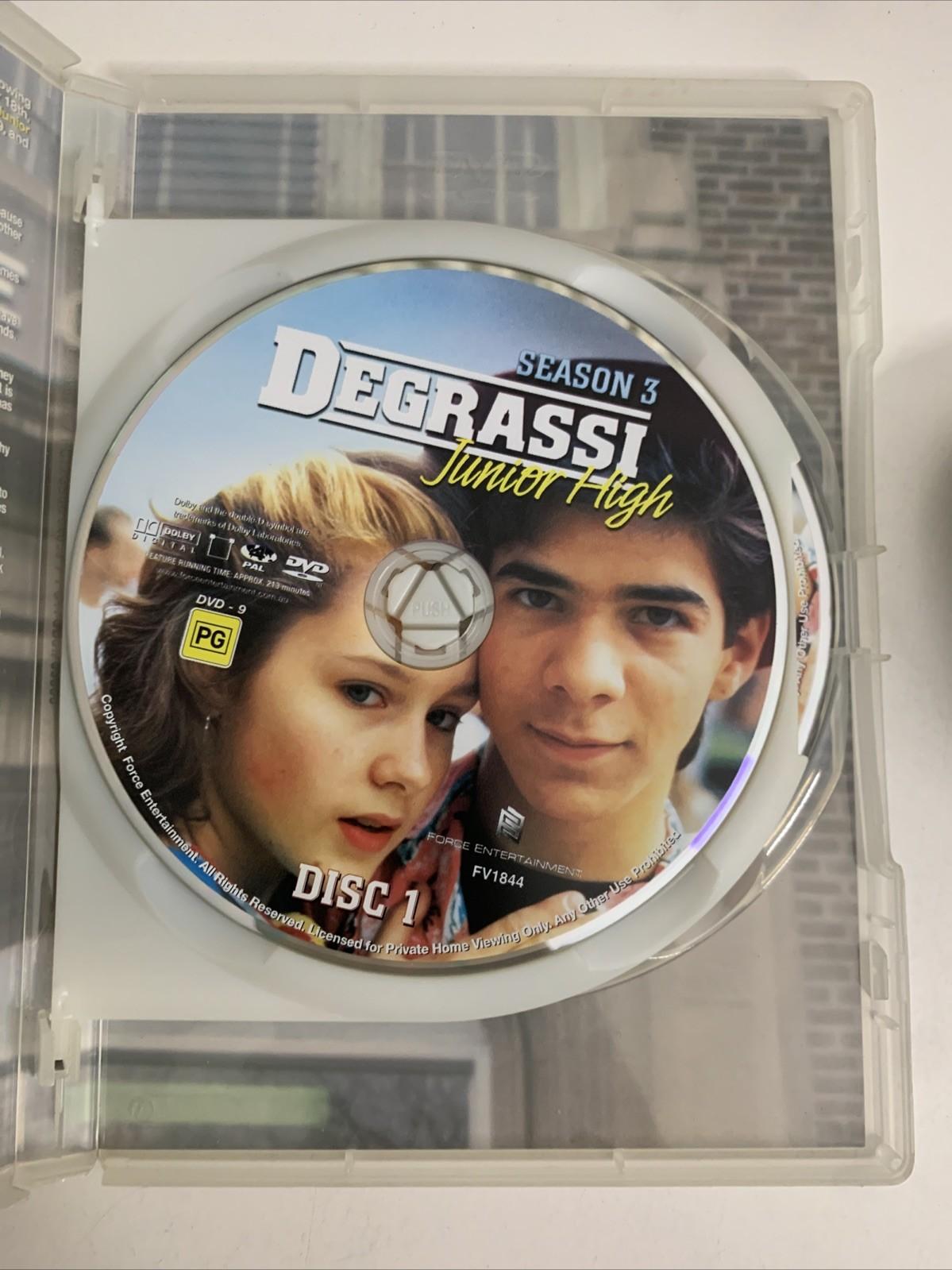 Degrassi Junior High : Season 3 (DVD, 1989) Region 4