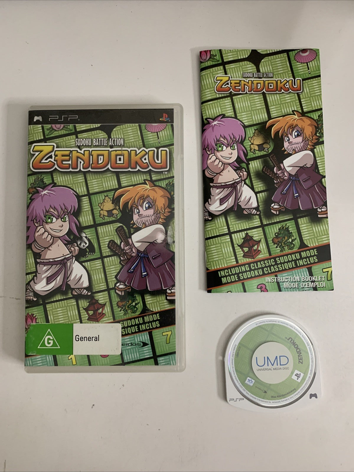 Zendoku Sony PSP Playstation Portable Puzzle Game Complete