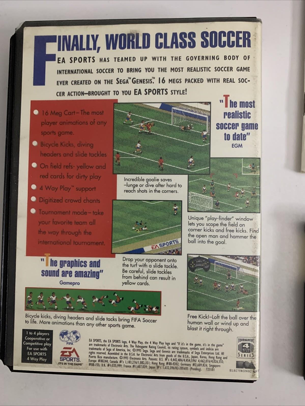 FIFA International Soccer Sega Megadrive PAL with Manual