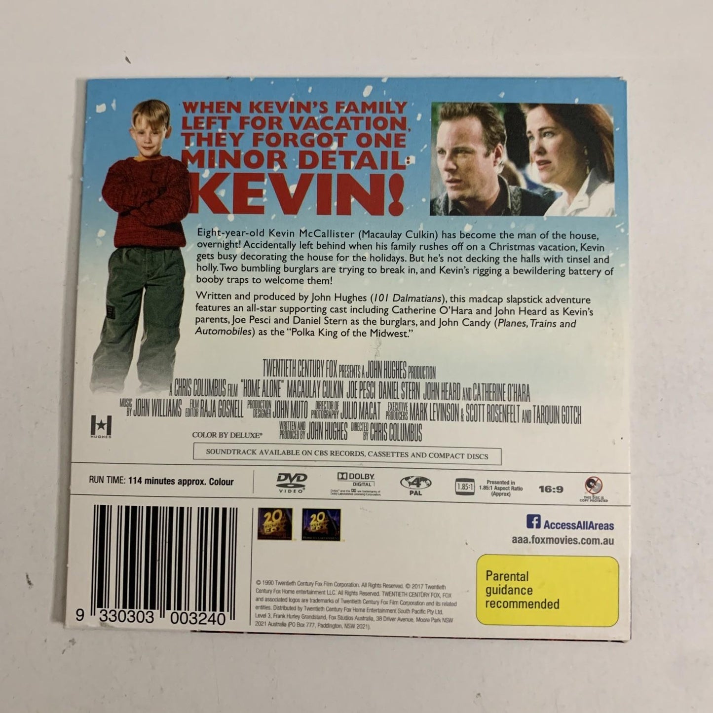 Home Alone  (DVD, 1990) Macaulay Culkin, Joe Pesci, Daniel Stern Region 4
