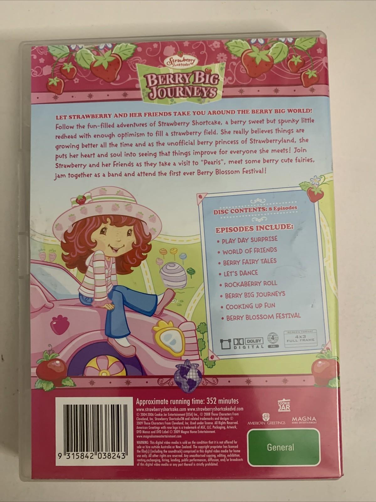 Strawberry Shortcake: Berry Big Journeys (DVD, 2007) Animation Region 4