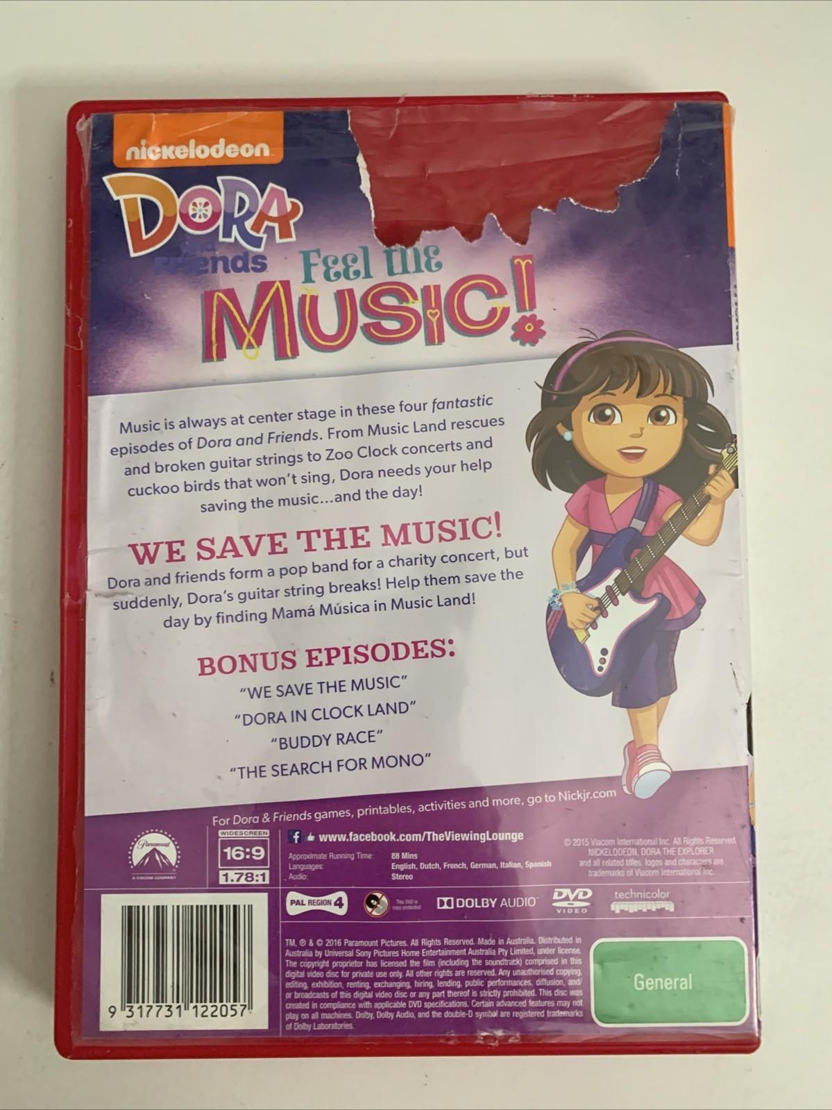 Dora & Friends: Feel The Music! (DVD, 2015) Animation Region 4