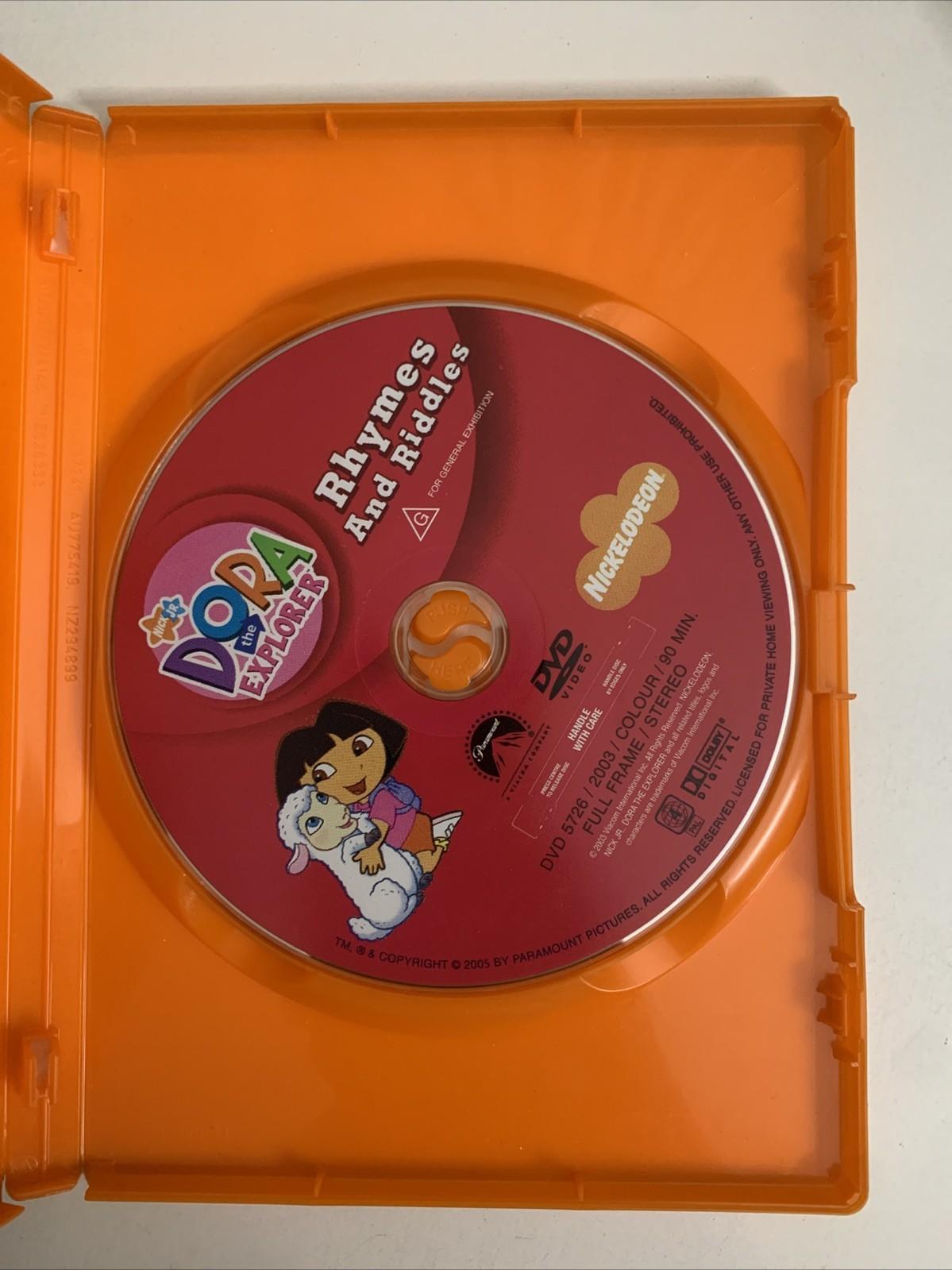 Dora The Explorer: Rhymes & Riddles (DVD, 2000) Nickelodeon Region 4