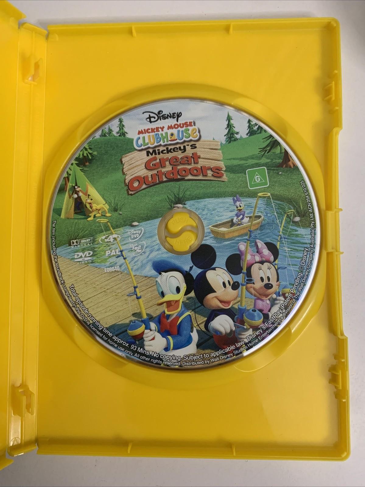 Disney Mickey Mouse Clubhouse: Mickey's Great Outdoors (DVD, 2010) Region 4