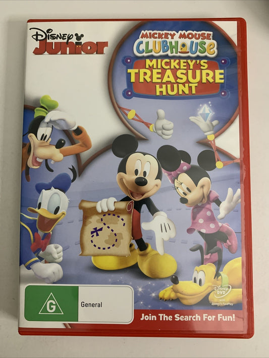 Disney Mickey Mouse Clubhouse: Mickey's Treasure Hunt (DVD, 2006) Region 4