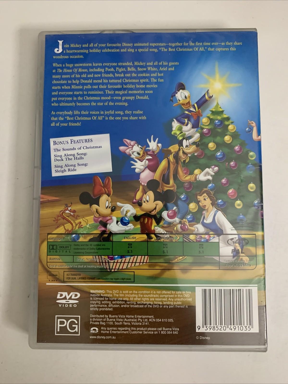 Disney Mickey's Magical Christmas (DVD, 2001) Animation Region 4