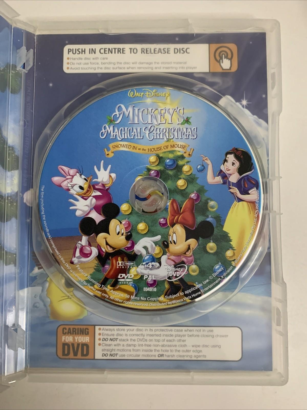 Disney Mickey's Magical Christmas (DVD, 2001) Animation Region 4