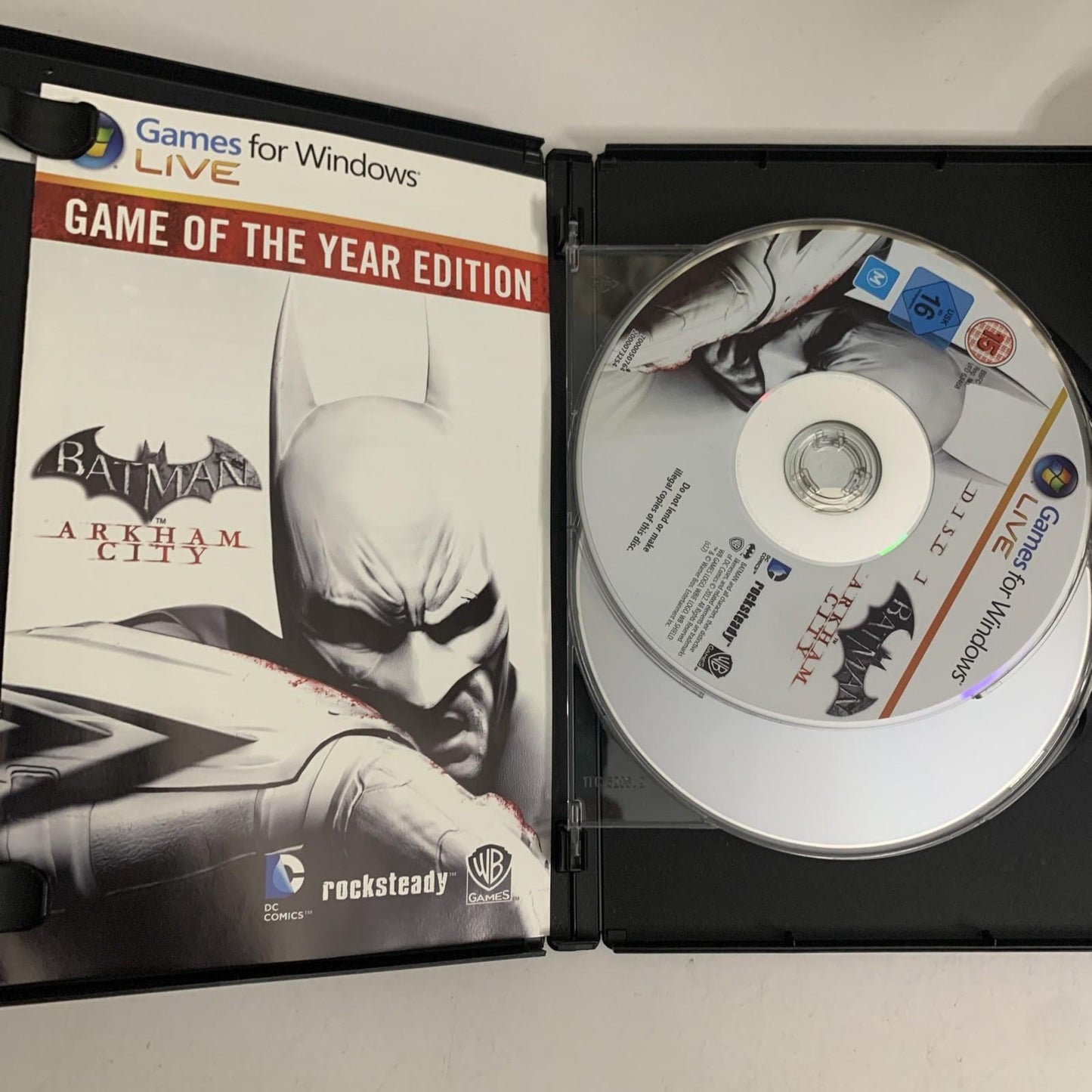 Batman Arkham City: Game Of The Year Edition PC DVD Windows Game