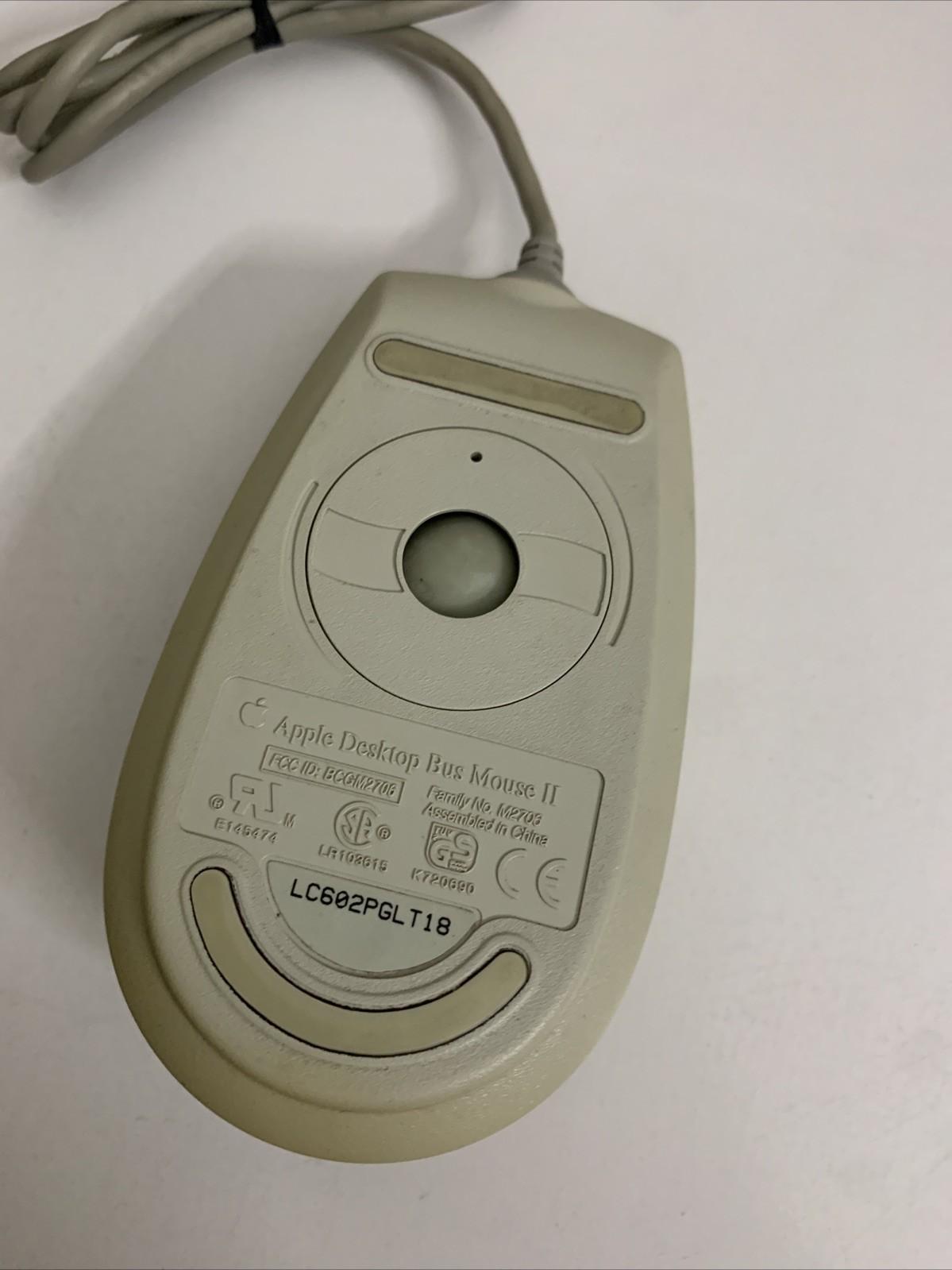 Genuine Apple Desktop Bus Mouse II M2706 Wired