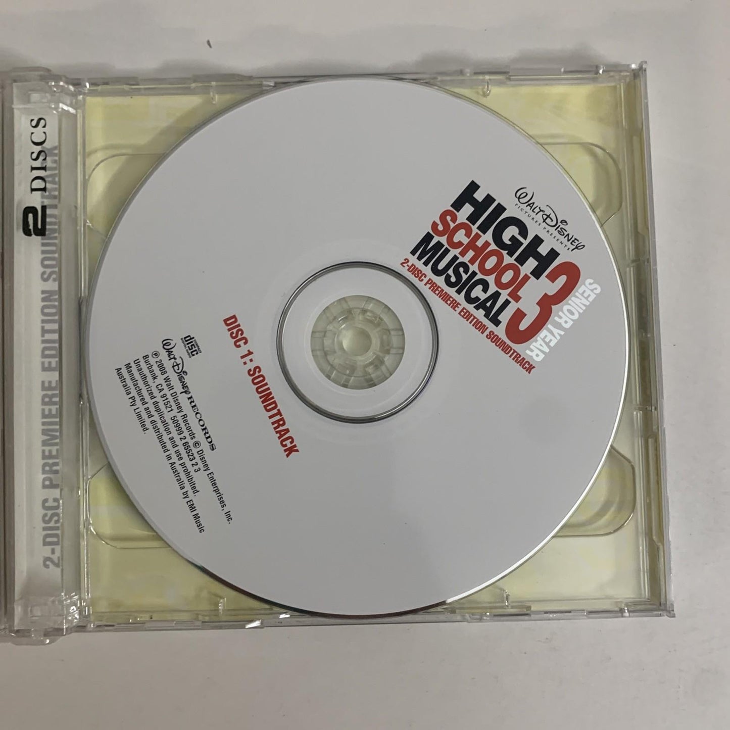 High School Musical 3 : Senior Year 2-Disc Premiere Soundtrack (CD + DVD, 2008)