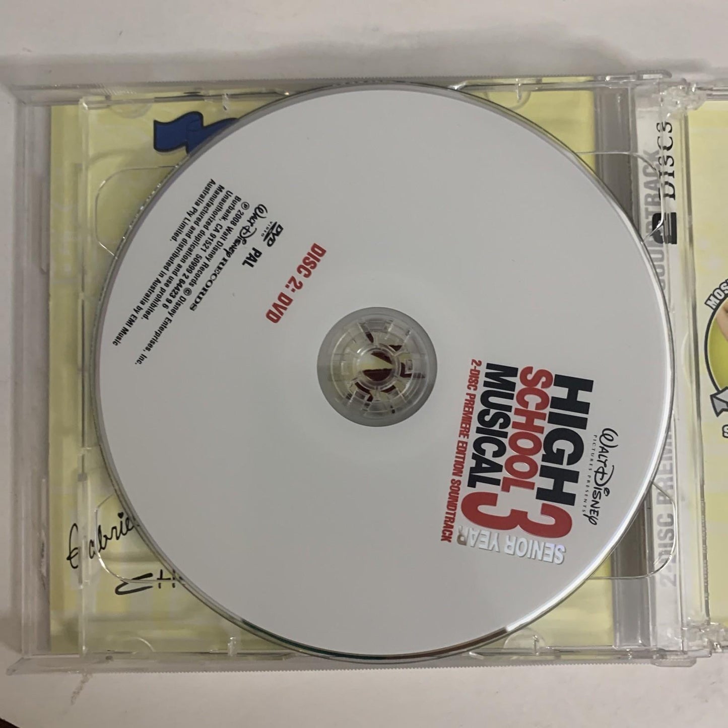 High School Musical 3 : Senior Year 2-Disc Premiere Soundtrack (CD + DVD, 2008)
