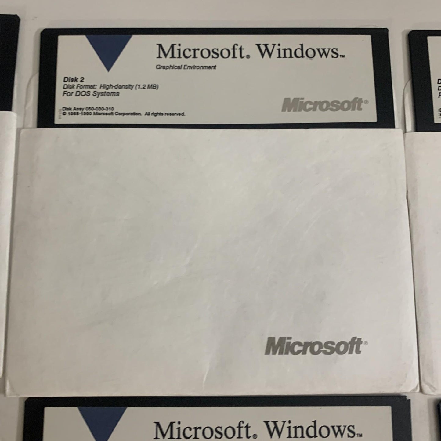 Microsoft Windows 1990 Operating System OS + Microsoft Mouse driver 5.25" Floppy
