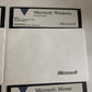 Microsoft Windows 1990 Operating System OS + Microsoft Mouse driver 5.25" Floppy