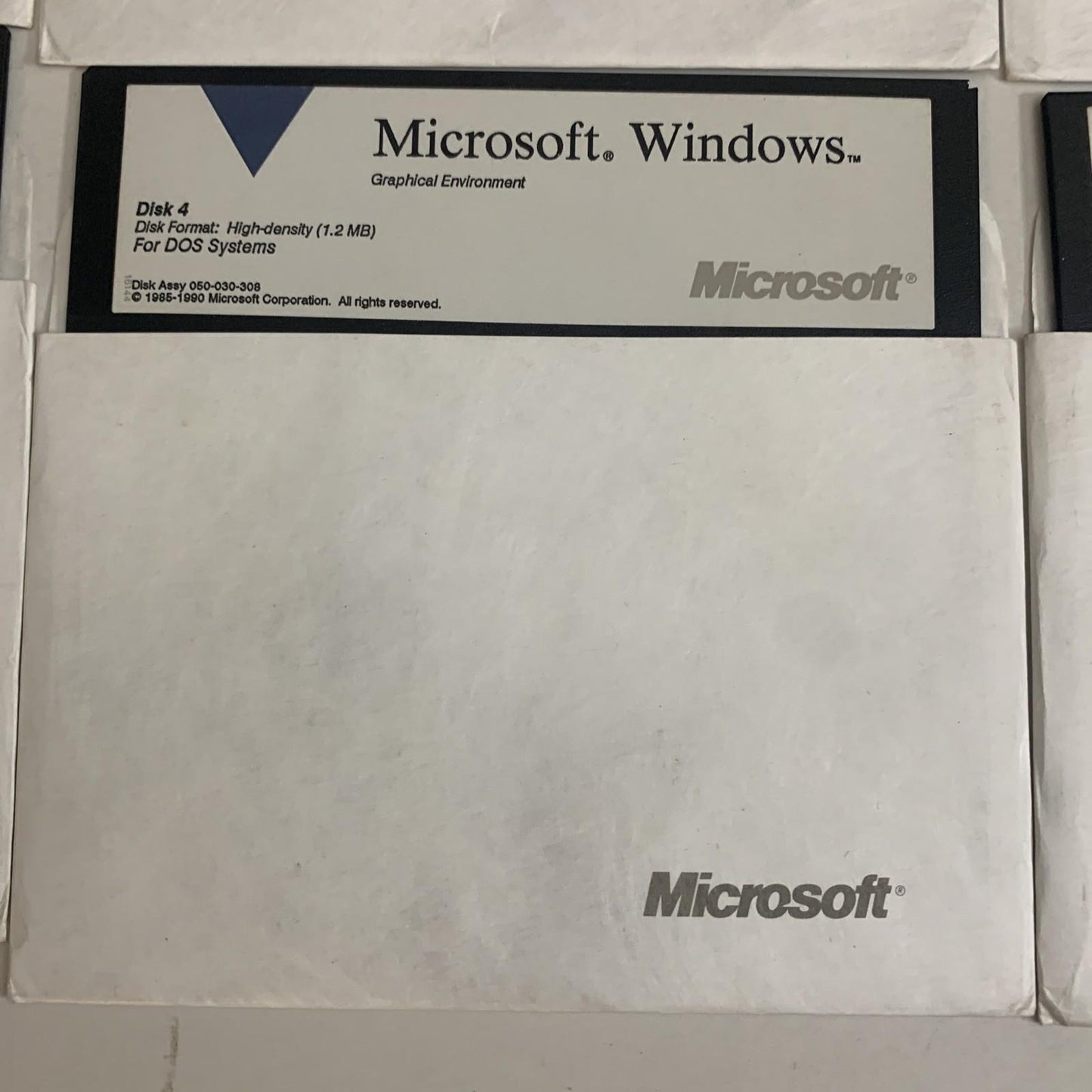 Microsoft Windows 1990 Operating System OS + Microsoft Mouse driver 5.25" Floppy