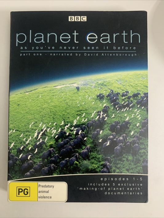 BBC Planet Earth : Volume 1 (DVD, 2006, 2-Discs) David Attenborough Region 4