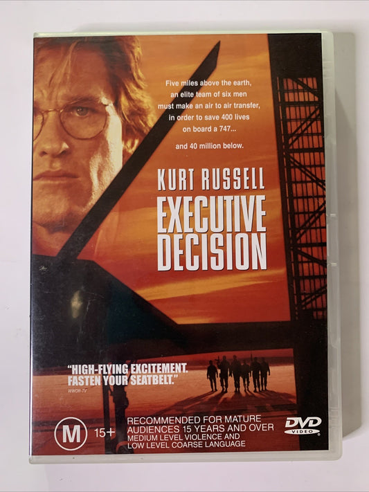 Executive Decision (DVD, 1996) Kurt Russell, Steven Seagal, Halle Berry Region 4