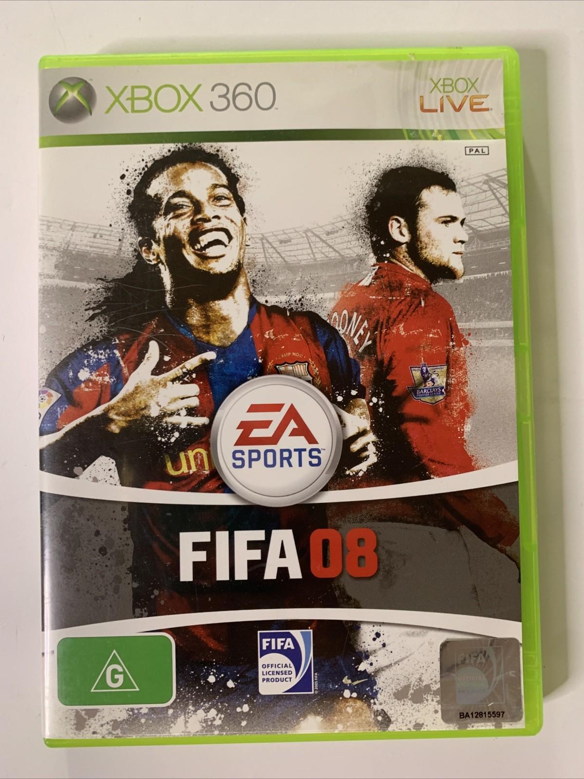 FIFA 08 Microsoft XBOX 360 PAL Game Complete
