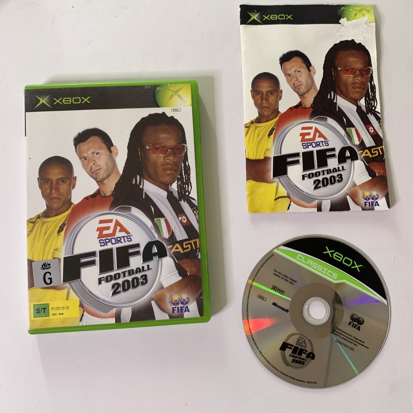 FIFA Football 2003 Microsoft XBOX Original PAL Game Complete