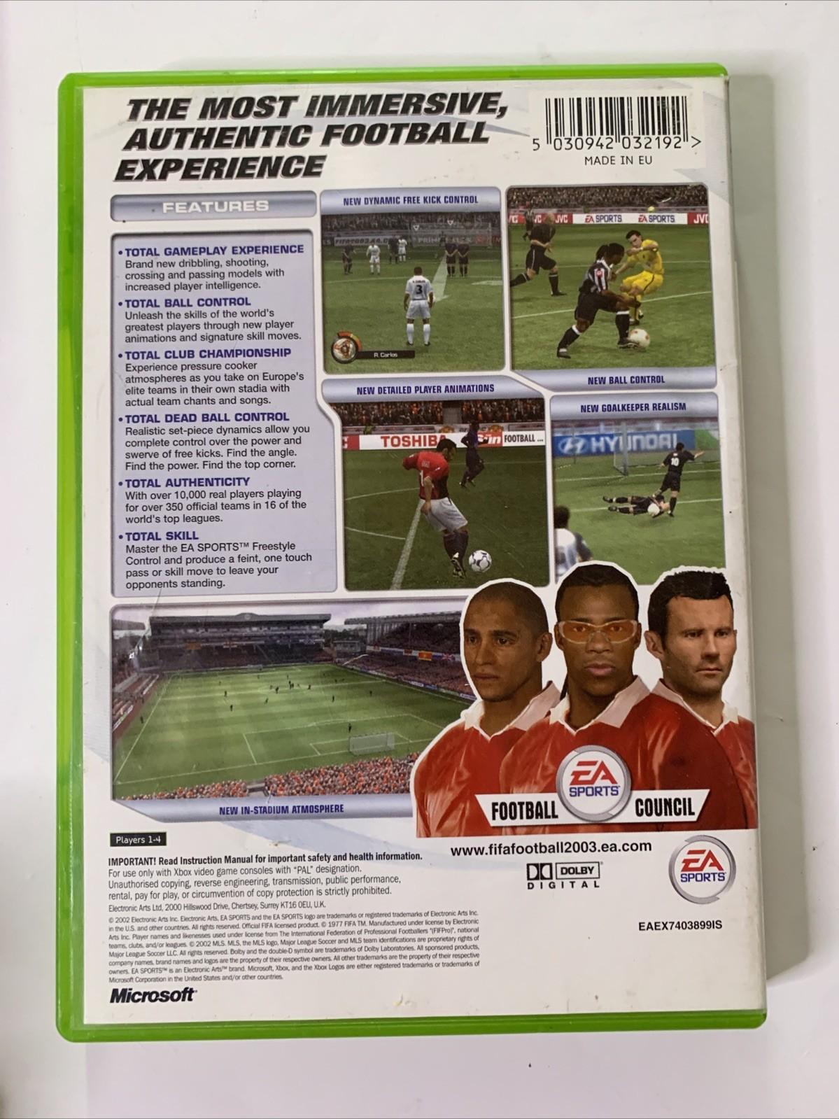 FIFA Football 2003 Microsoft XBOX Original PAL Game Complete