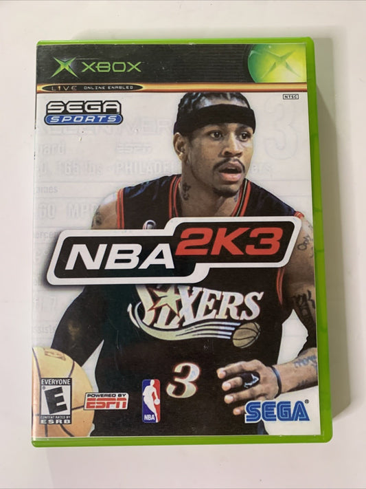 NBA 2K3 Microsoft XBOX Original PAL Basketball Game