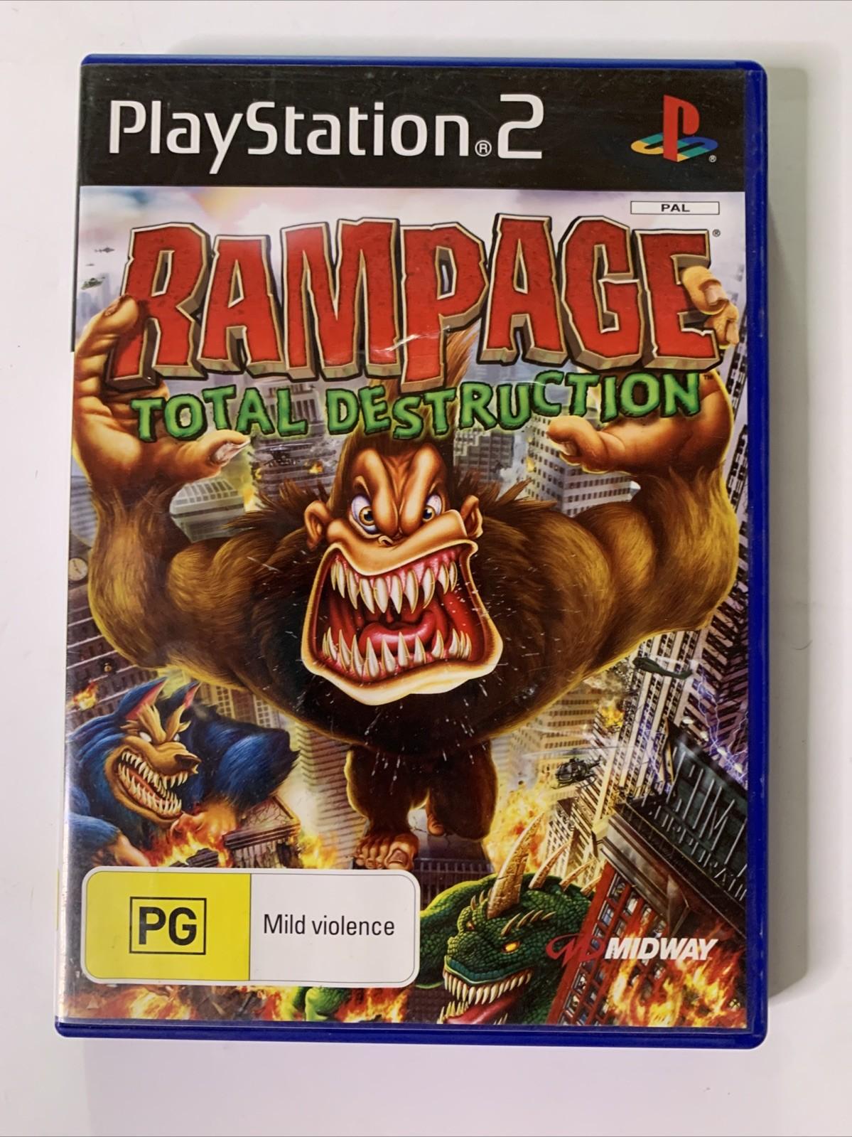 Rampage: Total Destruction PS2 Sony PlayStation 2 PAL Game Complete ...