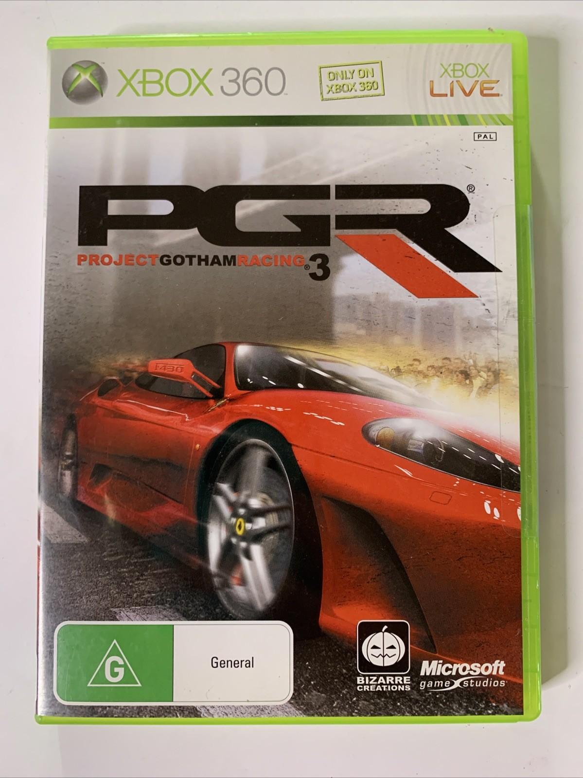 Project Gotham Racing 3 PGR 3 Microsoft XBOX 360 PAL Racing Game Complete