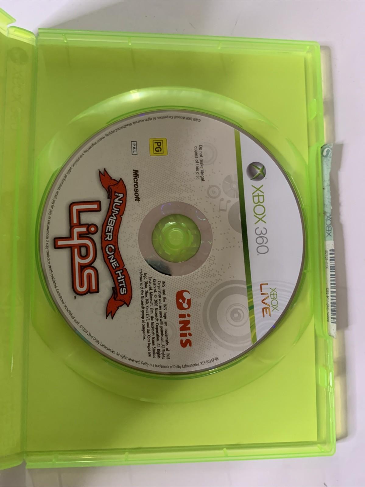 Lips: Number One Hits 2009 Microsoft XBOX 360 PAL Karaoke Music Game